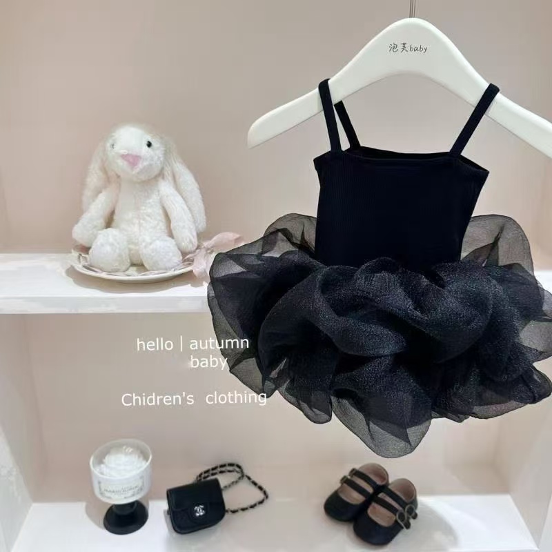 Baby Products Korean - Летнее маленькое черное платье, новинка 2025