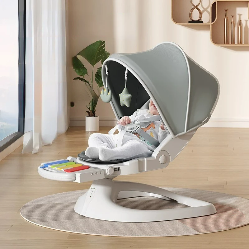 Baby Swing Bouncer - Электрическое кресло-качалка с клавишами фортепиано для