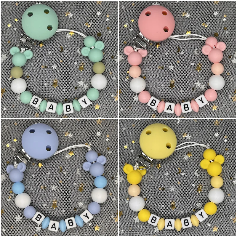 Baby Teethers - Держатель для детской соски с именем,