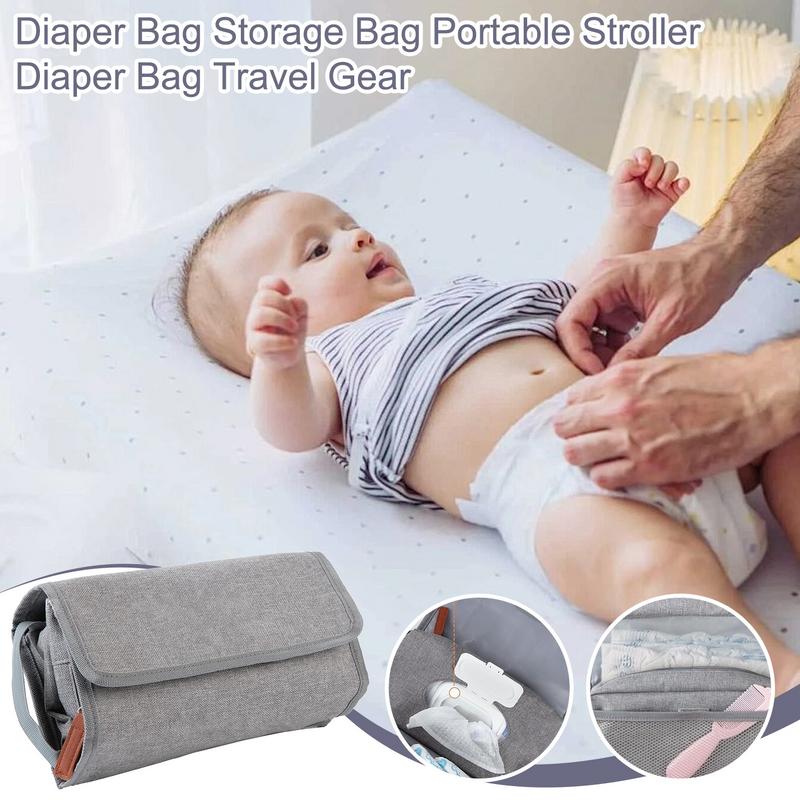 Diaper Bag Backpack - Маленькая сумка для подгузников, складная портативная