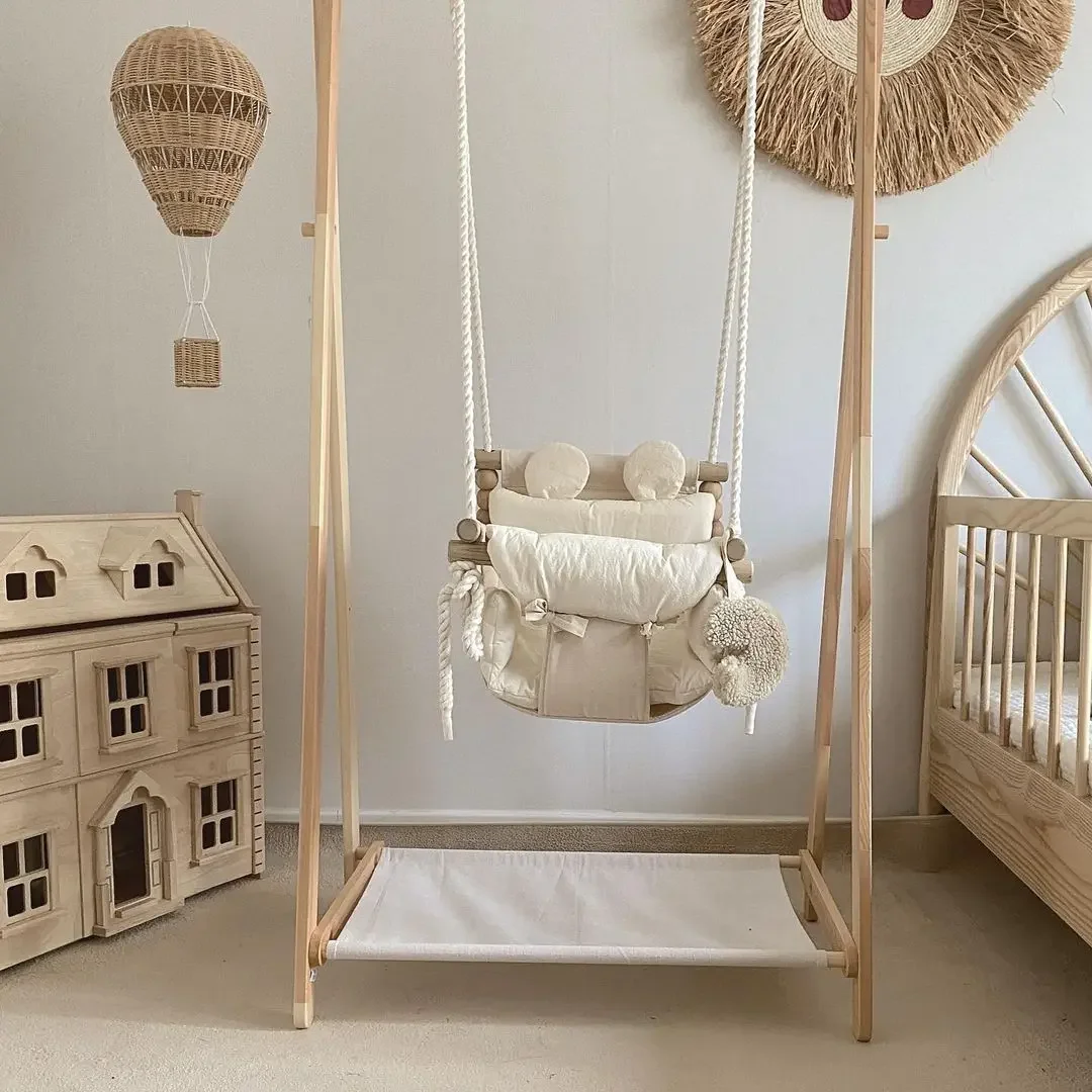 Детские домашние подвесные кач – обзор и цена Baby Swing Bouncer