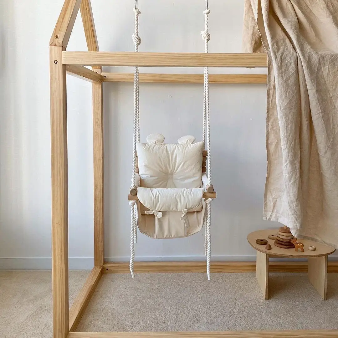 Детские качели в стиле Ins, де – обзор и цена Baby Swing Bouncer