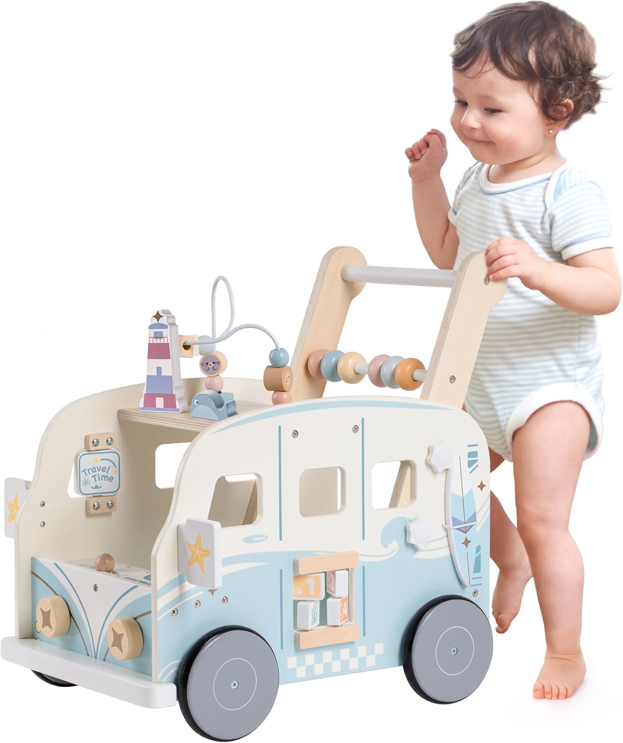 Деревянные ходунки Robotime Ro – обзор и цена Baby Walker Activity