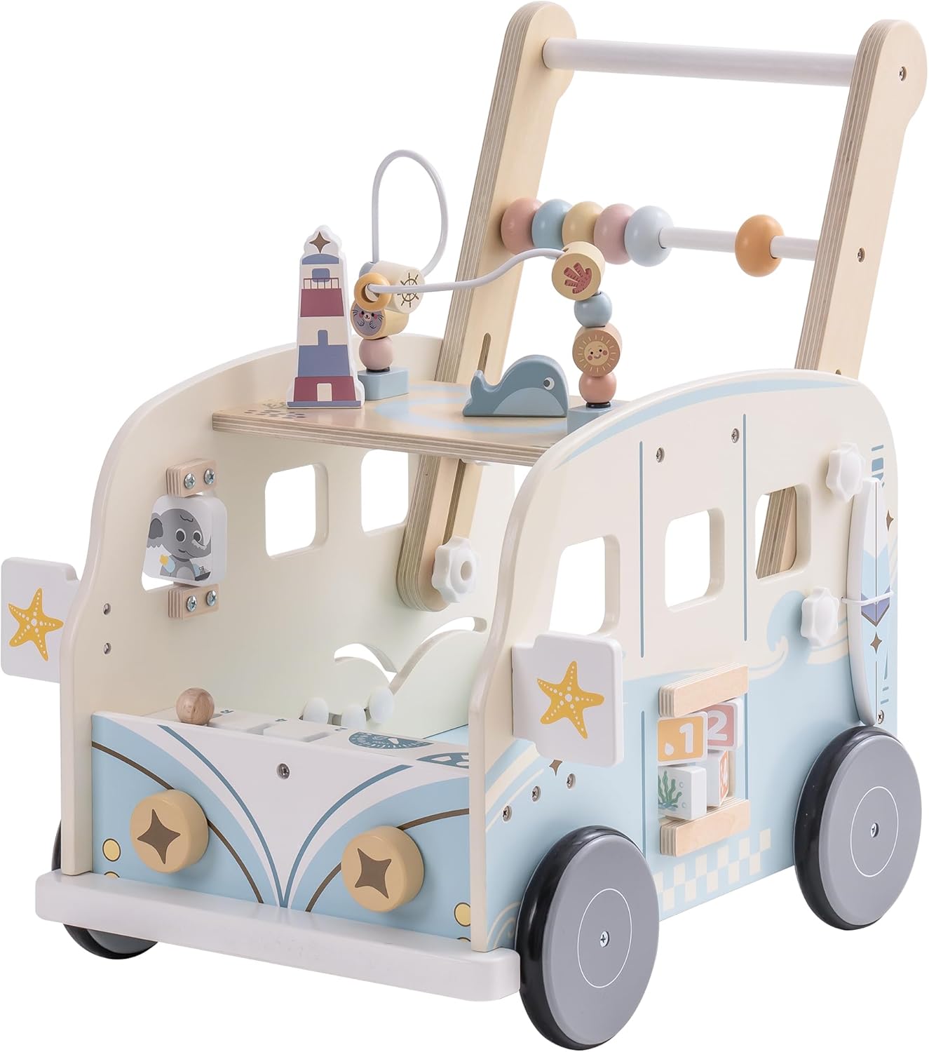 Деревянные ходунки Robotime Ro – обзор и цена Baby Walker Activity