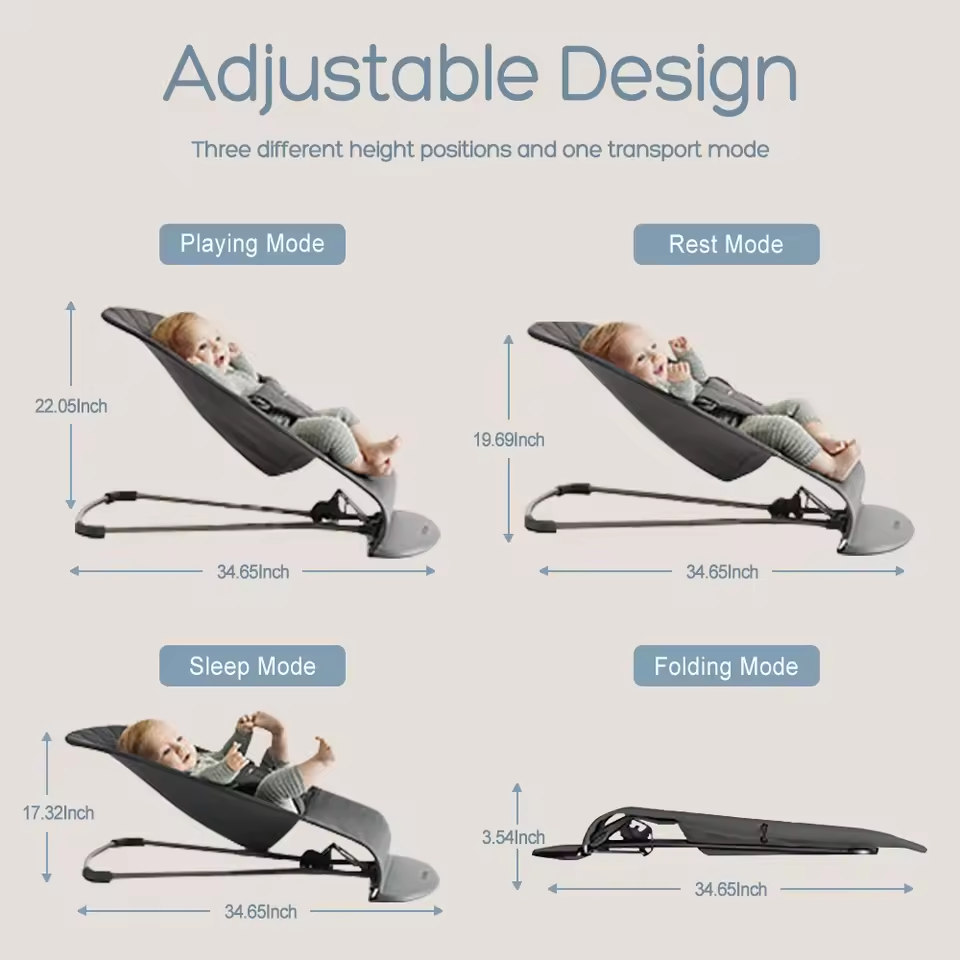 Складное детское кресло-качалк – обзор и цена Baby Swing Bouncer