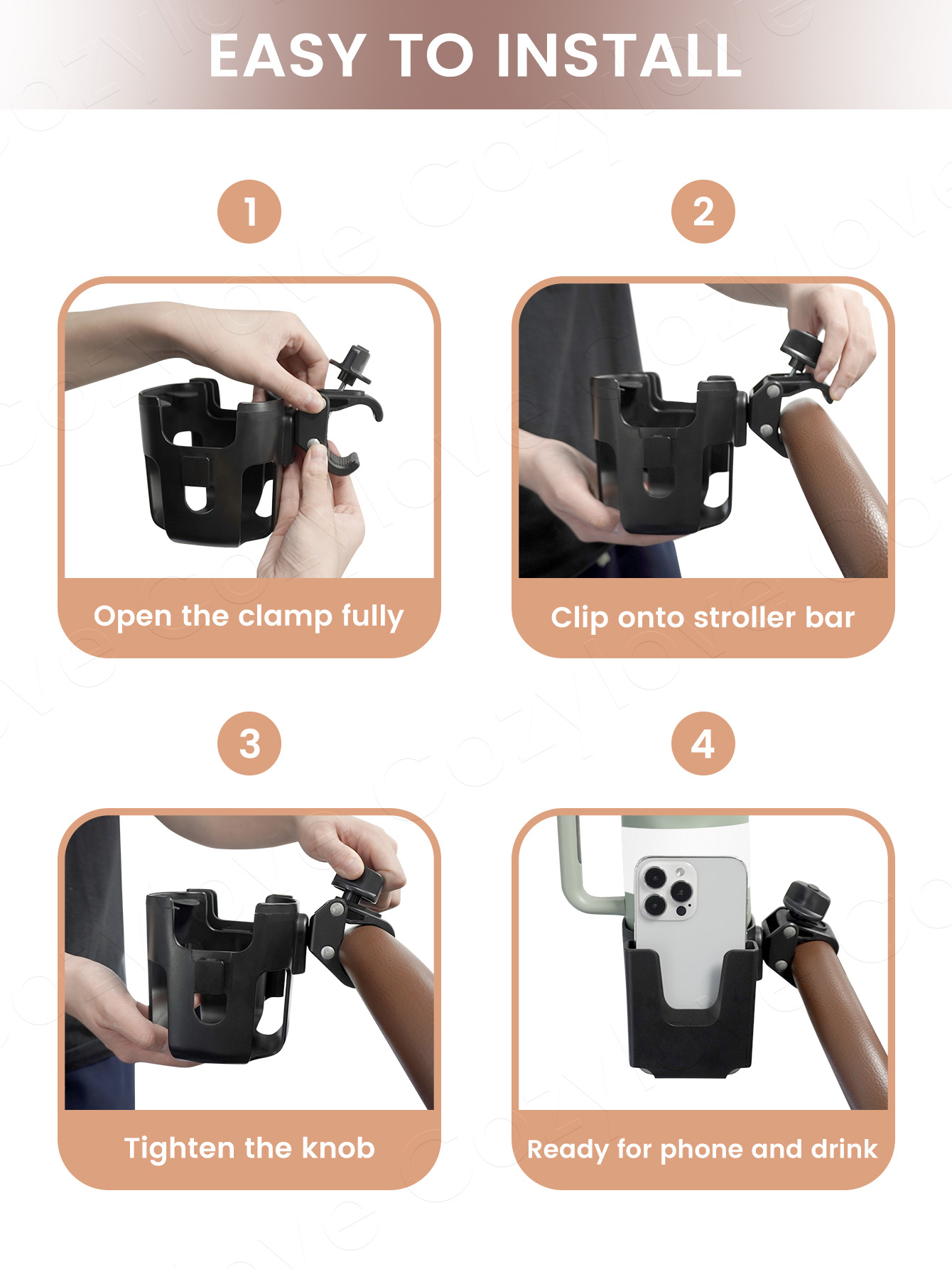Подстаканник для коляски больш – обзор и цена Stroller Accessories