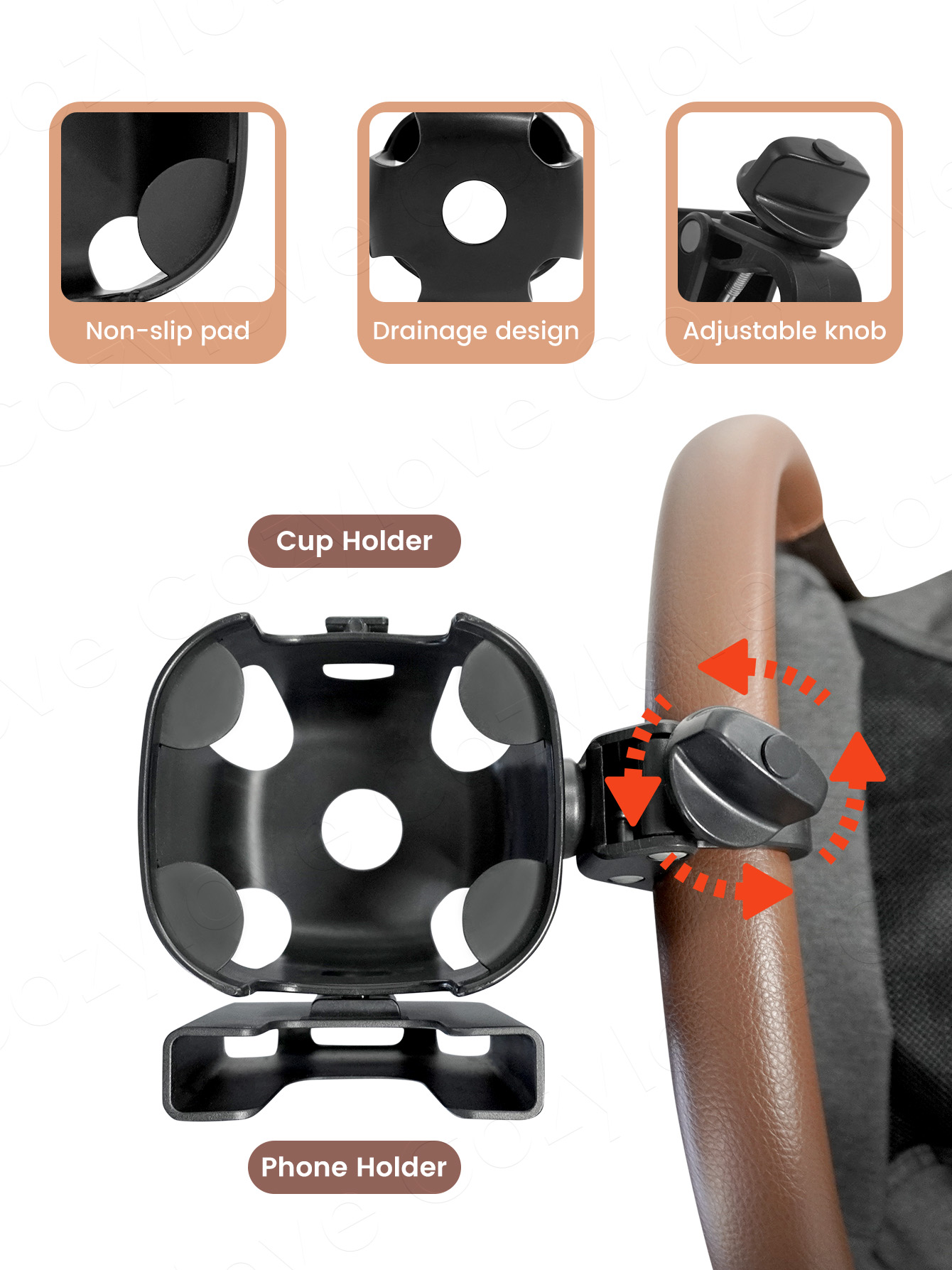 Подстаканник для коляски больш – обзор и цена Stroller Accessories